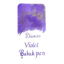 جوهر خودنویس دیامین رنگ بنفش - Violet - نوشت افزار بابک