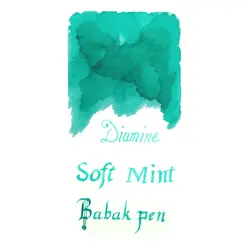 جوهر خودنویس دیامین رنگ نعنای روشن - Soft mint - نوشت افزار بابک