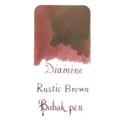 جوهر خودنویس دیامین رنگ قهوه ای روستایی - Rustic brown - نوشت افزار بابک