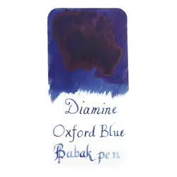 جوهر خودنویس دیامین رنگ آبی آکسفورد - Oxford Blue - نوشت افزار بابک