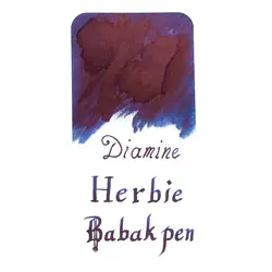 جوهر خودنویس دیامین رنگ هربرت - Herbie - نوشت افزار بابک