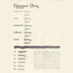 جوهر خودنویس دیامین رنگ خاکستری - Gray - نوشت افزار بابک