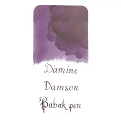 جوهر خودنویس دیامین رنگ میوه دامسون - Damson - نوشت افزار بابک