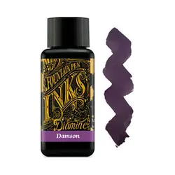 جوهر خودنویس دیامین رنگ میوه دامسون - Damson - نوشت افزار بابک