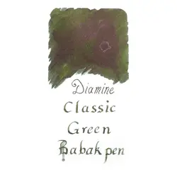 جوهر خودنویس دیامین رنگ سبز کلاسیک - Classic Green - نوشت افزار بابک