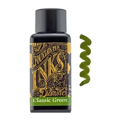 جوهر خودنویس دیامین رنگ سبز کلاسیک - Classic Green - نوشت افزار بابک