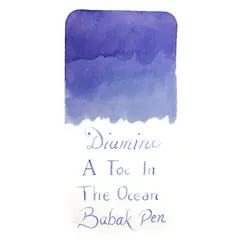 جوهر خودنویس دیامین رنگ یک انگشت پا در اقیانوس Diamine ink A Toe In The Ocean - نوشت افزار بابک