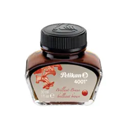 جوهر خودنویس پلیکان قهوه ای 30 میل 4001 pelikan Brown - نوشت افزار بابک
