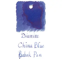 جوهر خودنویس دیامین رنگ آبی چینی - China Blue - نوشت افزار بابک