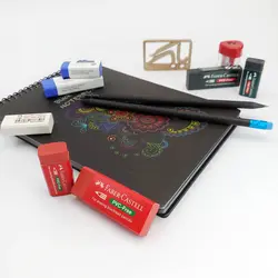 پاک کن فابرکاستل FABER-CASTELL eraser free pvc - نوشت افزار بابک