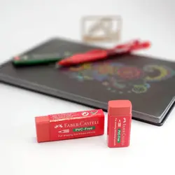 پاک کن فابرکاستل FABER-CASTELL eraser free pvc - نوشت افزار بابک