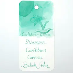 جوهر خودنویس دیامین سبز کاراییب Diamine ink Caribbean Green - نوشت افزار بابک