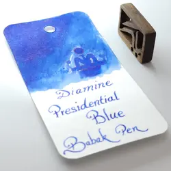 جوهر خودنویس دیامین آبی ریاست جمهوری Diamine ink Presidentential Blue - نوشت افزار بابک