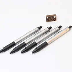 فابرکاستل خودکار بیسیک FABER-CASTELL Basic M silver 143411 - نوشت افزار بابک