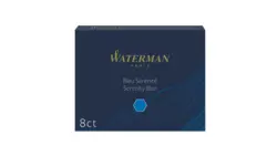 واترمن یدک کپسول کارتریج خودنویس بلند بسته 8 عددی WATERMAN CARTRIDGES - نوشت افزار بابک