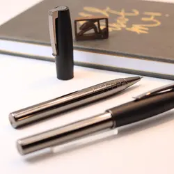 فابرکاستل روان نویس لوم گان متال براق 149245 FABER-CASTELL Loom Gunmetal rb - نوشت افزار بابک