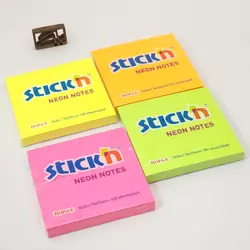 پست ایت هوپاکس استیک نوت نئونی STICK NEON HOPAX 76*76 3x3 in - نوشت افزار بابک