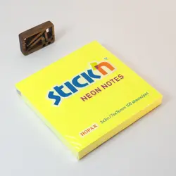 پست ایت هوپاکس استیک نوت نئونی STICK NEON HOPAX 76*76 3x3 in - نوشت افزار بابک
