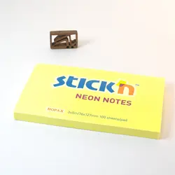 پست ایت هوپاکس استیک نوت نئونی STICK NEON HOPAX 76*127 3x5 in - نوشت افزار بابک