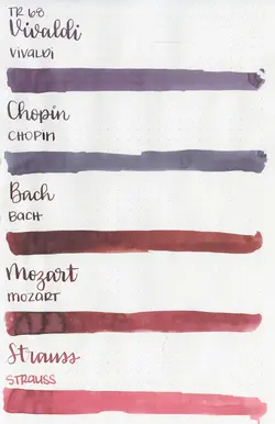 جوهر خودنویس دایامین شوپن Diamine music ink Chopin - نوشت افزار بابک