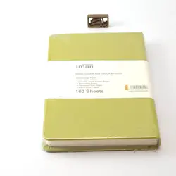 دفتر خطی ایمان جلد چرمی نیم وزیری 9913 iman Notebook leather cover - نوشت افزار بابک