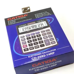 کاتیگا ماشین حساب CATIGA CD-2592-14RP - نوشت افزار بابک