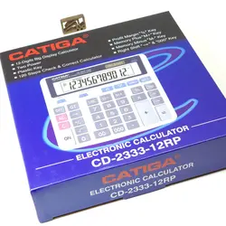 کاتیگا ماشین حساب CATIGA CD-2333-12RP - نوشت افزار بابک