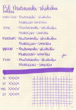 جوهر خودنویس ایروشیزوکو پایلوت بنفش موراساکی شیکیبو Pilot iroshizuku Murasaki-Shikibu - نوشت افزار بابک