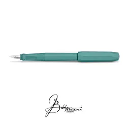خودنویس کاوکو پرکئو سبزآبی Kaweco PERKEO Fountain Pen Breezy Teal - نوشت افزار بابک