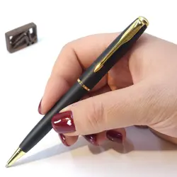 پارکر خودکار سونت مشکی گیره طلایی Parker Sonnet Matte Black Gold Trim BP - نوشت افزار بابک