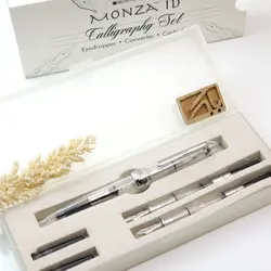 ست خوشنویسی مونته ورده مونزا شفاف MONTEVERDE Monza ID Calligraphy Set Crystal clear - نوشت افزار بابک