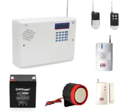 پکیج دزدگیر اماکن سایلکس مدلSG8-S تلفن کننده سیم کارتی سایلکس SILEX -SG8 فوتال