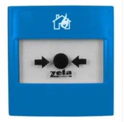 شستی اعلام حریق آبی ZETA مدل ZT-CP4/B
