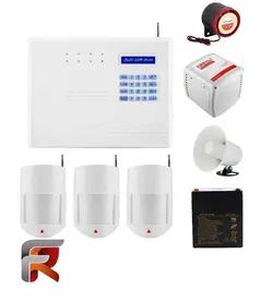پکیج دزدگیر اماکن سیم کارتی و خط شهری فایروال مدل FIREWALL-F9