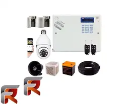 پکیج دزدگیر اماکن سایلکس مدلSG8-S تلفن کننده سیم کارتی سایلکس SILEX -SG8 دوربین لامپی