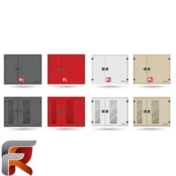 جعبه آتش نشانی دوقلو برند تدلس - فروشگاه فایر ایران