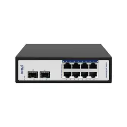 خرید سوئیچ PoE صنعتی گیگ اچ ار یو ای HRUI HR500-AFG-82S - فروشگاه فایر ایران