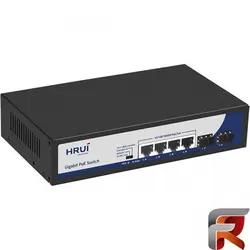 خرید سوئیچ PoE اچ ار یو ای HRUI HR901-AXG-42NS-120 - فروشگاه فایر ایران