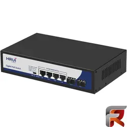 خرید سوئیچ PoE اچ ار یو ای HRUI HR901-AXG-42NS-120 - فروشگاه فایر ایران