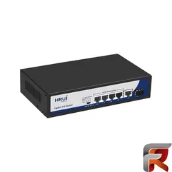 خرید سوئیچ PoE اچ ار یو ای HRUI HR901-AXG-411NS-120 - فروشگاه فایر ایران