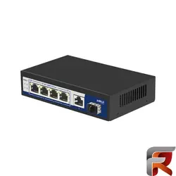 خرید سوئیچ PoE گیگ اچ ار یو ای HRUI HR901-AFG-411S - فروشگاه فایر ایران