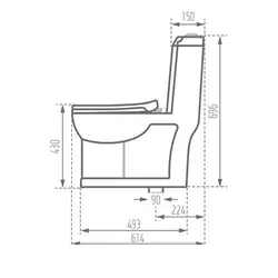 قیمت و خرید توالت فرنگی مروارید مدل ورونا - پخش نوحی