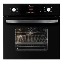 فر توکار اخوان مدل F42-Pro شیشه مشکی - استیل - برقی