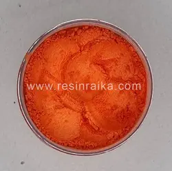 رنگ پودری صدفی نارنجی