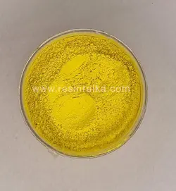 رنگ پودری صدفی زرد