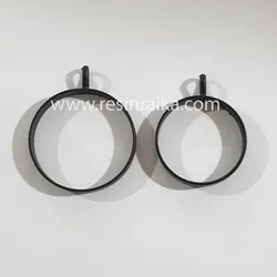 قاب استیل گرد مشکی