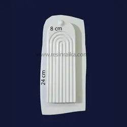 قالب طلقی جاعودی مدل مستطیل شیاردار