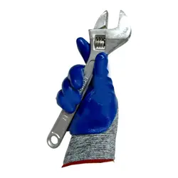 دستکش ایمنی ضد برش 3/4 گیلان مدل کف مواد نیتریل سایز L
