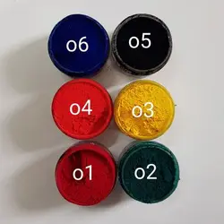 پک 6 عددی رنگ پودری ساده (50g)