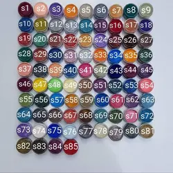 پک 85 عددی رنگ پودری صدفی (50g)